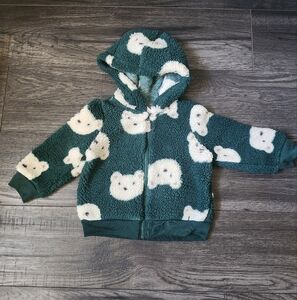 Carter's Cozy Bear 12M Zippered Hoodie